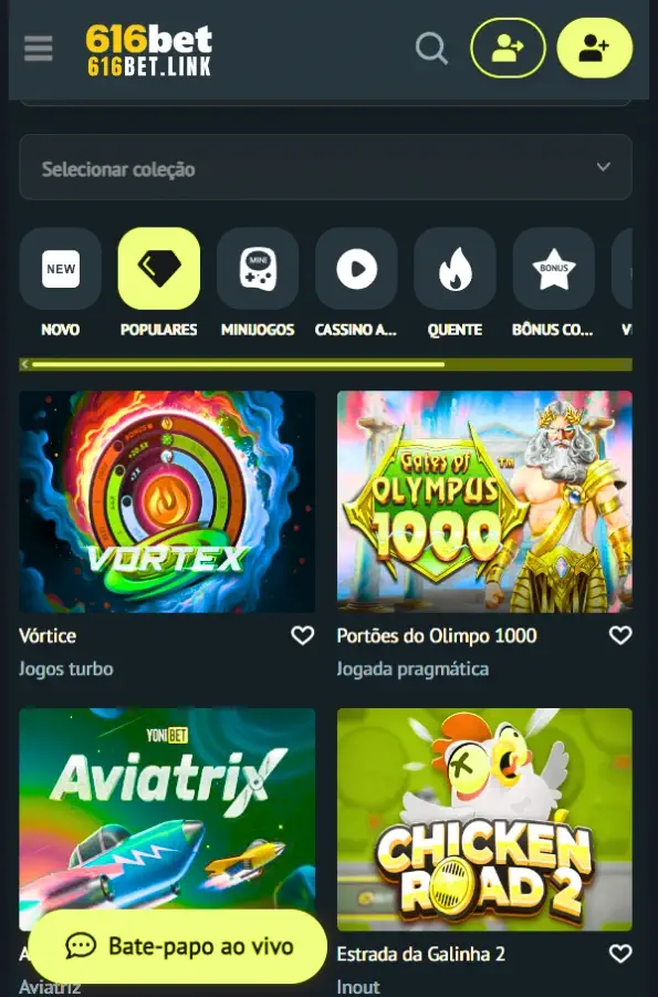 616bet android e ios aplicativo